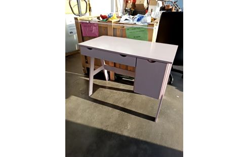 BUREAU ENFANT PIN MASSIF CÉRUSÉ