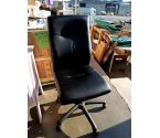 CHAISE DE BUREAU PVC NOIR