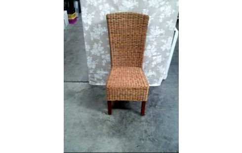 ESSZIMMERSTUHL RATTAN HOCHLEHNE DUNKEL