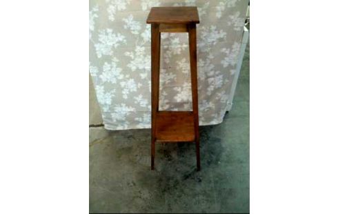 BLUMENSTÄNDER /-HOCKER HOLZ DUNKEL HOCH