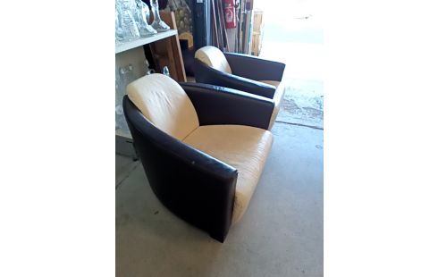 FAUTEUIL CLUB ART DÉCO LA PAIRE
