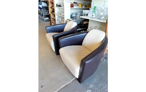 FAUTEUIL CLUB ART DÉCO LA PAIRE