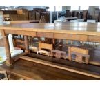 TABLE DE FERME 213X76 2 TIROIRS