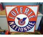 PLAQUE EMAILLEE LOTERIE NATIONALE