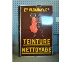PLAQUE EMAILLEE TEINTURE