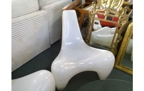 SALON DOUGLAS MONT 2 FAUTEUILS+TABLE BASSE