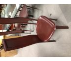 CHAISE EN CUIR MARRON LOT DE 6 EN ETAT