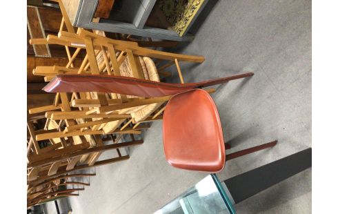CHAISE CUIR COGNAC LA PAIRE