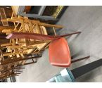 CHAISE CUIR COGNAC LA PAIRE