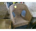 FAUTEUIL ROTIN
