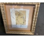 LITHOGRAPHIE VISAGE