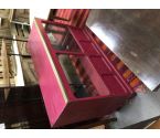 COMPTOIR VITRE PEINT ROSE