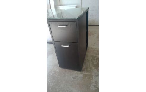 BUREAU PLATEAU VERRE 