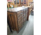 COMMODE CHENE 3 TIROIRS