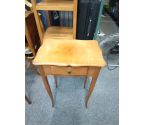 TABLE D'APPOINT MERISIER 1 TIROIR