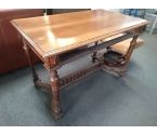 TABLE D'APPOINT SANS TIROIR PIED TOURNÉ BOIS