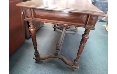 TABLE D'APPOINT SANS TIROIR PIED TOURNÉ BOIS