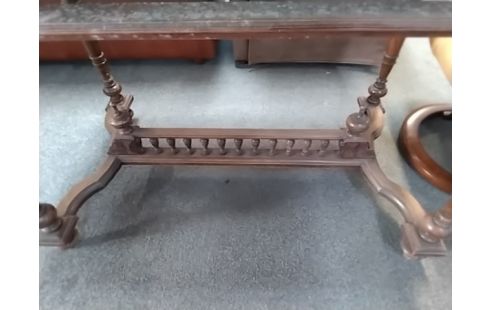 TABLE D'APPOINT SANS TIROIR PIED TOURNÉ BOIS