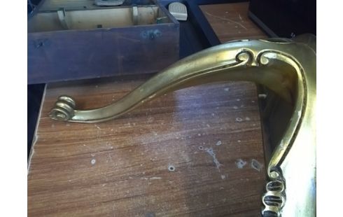 CONSOLE MURALE DOREE