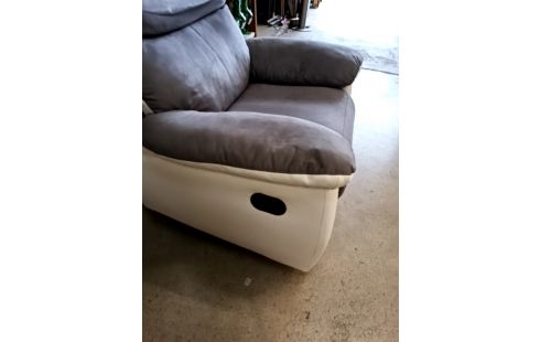 FAUTEUIL RELAX MICROFIBRE MÉCANIQUE