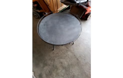 TABLE BASSE FER FORGE