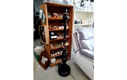 PIED DE LAMPADAIRE BOIS NOIR