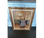 HUILE SUR TOILE SCÈNE DE BAL