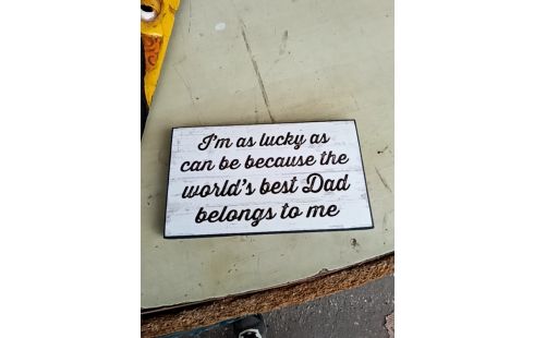 PLAQUE DECO BOIS
