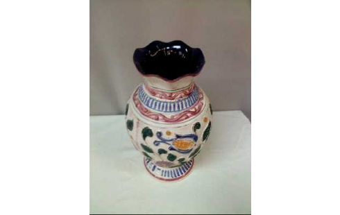 VASE <BAY KERAMIK> FLORAL VERZIERT