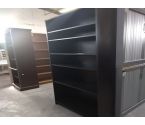 ETAGERE NOIRE 5 TABLETTES