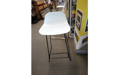 TABOURET DE BAR BLANC