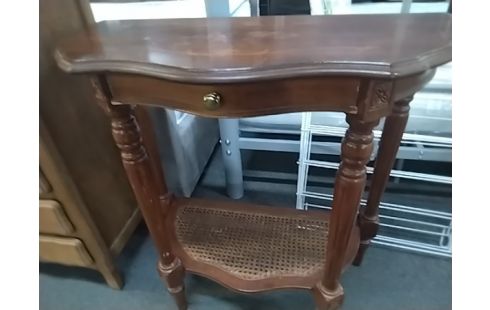 CONSOLE CANNAGE MARQUETTERIE 1T