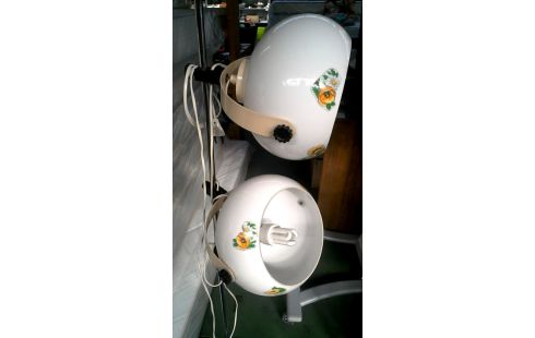 STEHLAMPE 1 IM VINTAGE-STIL WEISS PVC