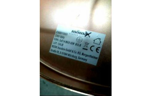 HÄNGELEUCHTE <MÖMAX> KUPFEROPT. GEHÄM.