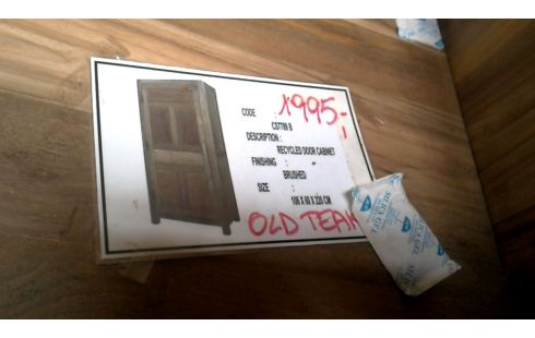 KAST MASSIEF TEAK 1 DEUR