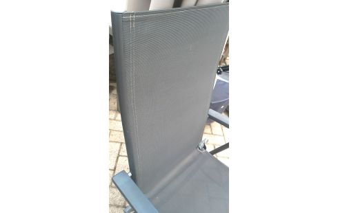 TUINSTOEL ANTRACIET ALUMINIUM