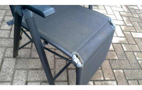 TUINSTOEL ANTRACIET ALUMINIUM
