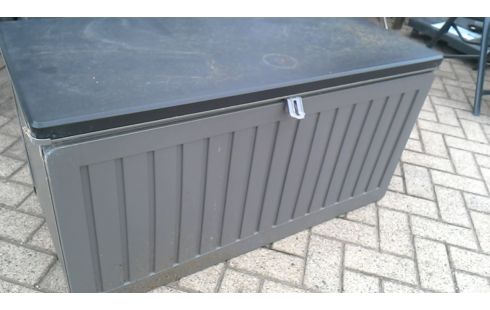 KISTE GARTEN PVC GRAU SCHWARZ