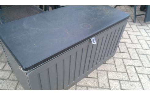 KISTE GARTEN PVC GRAU SCHWARZ