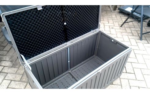 KISTE GARTEN PVC GRAU SCHWARZ