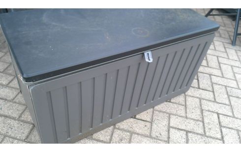 KISTE GARTEN PVC GRAU SCHWARZ