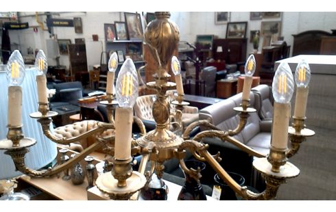 HANGLAMP 8 ARMEN BRONS