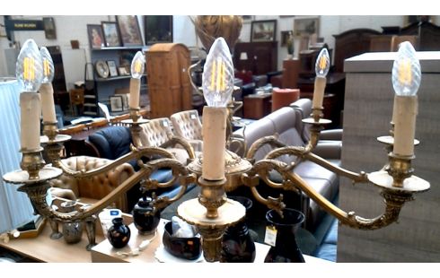 HANGLAMP 8 ARMEN BRONS