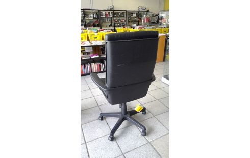 FAUTEUIL DE BUREAU  CUIR NOIR