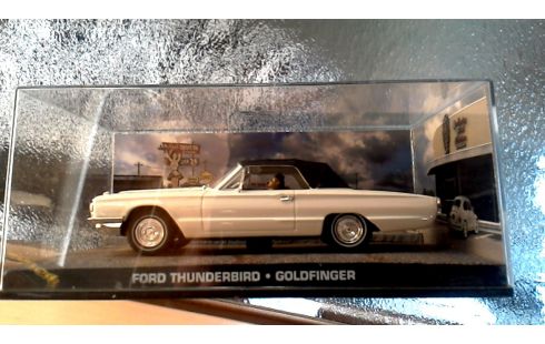 SPEELGOED AUTO FORD THUNDERBIRD WIT ZWART