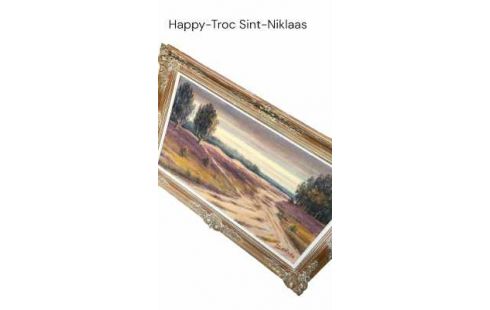 SCHILDERIJ HEIDE GESIGNEERD GERLO