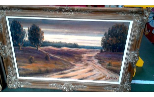 SCHILDERIJ HEIDE GESIGNEERD GERLO
