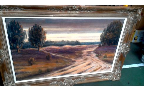 SCHILDERIJ HEIDE GESIGNEERD GERLO